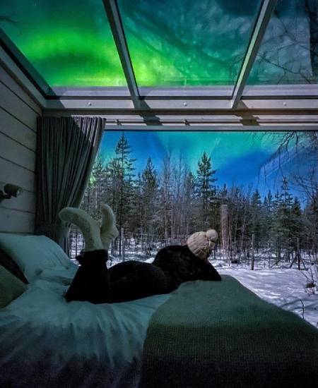 Iglu hotelli Levillä