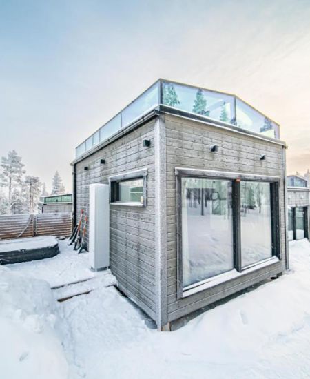 Iglu majoitus Levissä