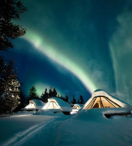 Saariselkä majoitus iglu